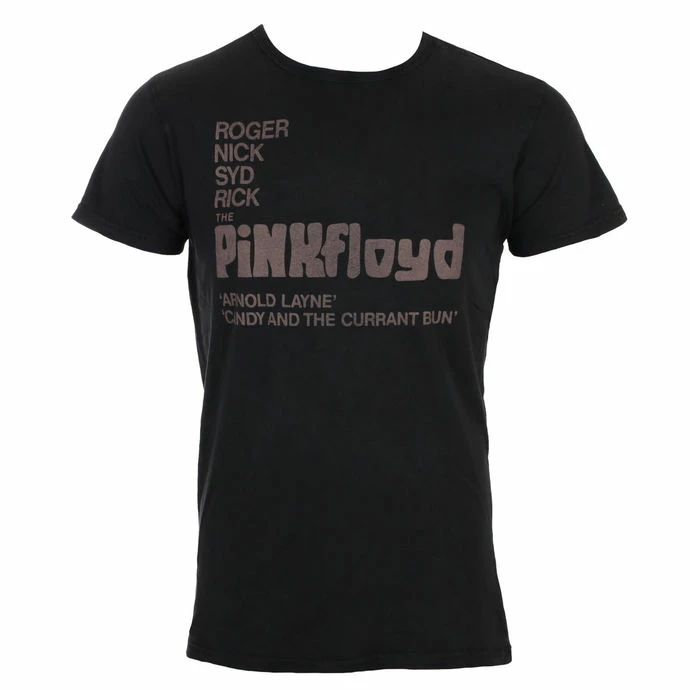 Men's T-shirt Pink Floyd - Arnold Layne Demo Vintage - Black - ROCK OFF 3 Men's T-shirt Pink Floyd - Arnold Layne Demo Vintage - Black - ROCK OFF