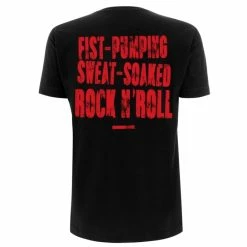 T-shirt Metal Men's Airbourne - Fist Pumping - NNM -Halloween Mens Wear Store AIRBOURNE FISTS MENS TEE 800 BLK BACK RTAIRTSBFIS