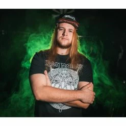 Men's T-shirt Iron Maiden - Samurai Graphic - White BL - ROCK OFF 8 Men's T-shirt Iron Maiden - Samurai Graphic - White BL - ROCK OFF -Halloween Mens Wear Store BI8A5695 Edit