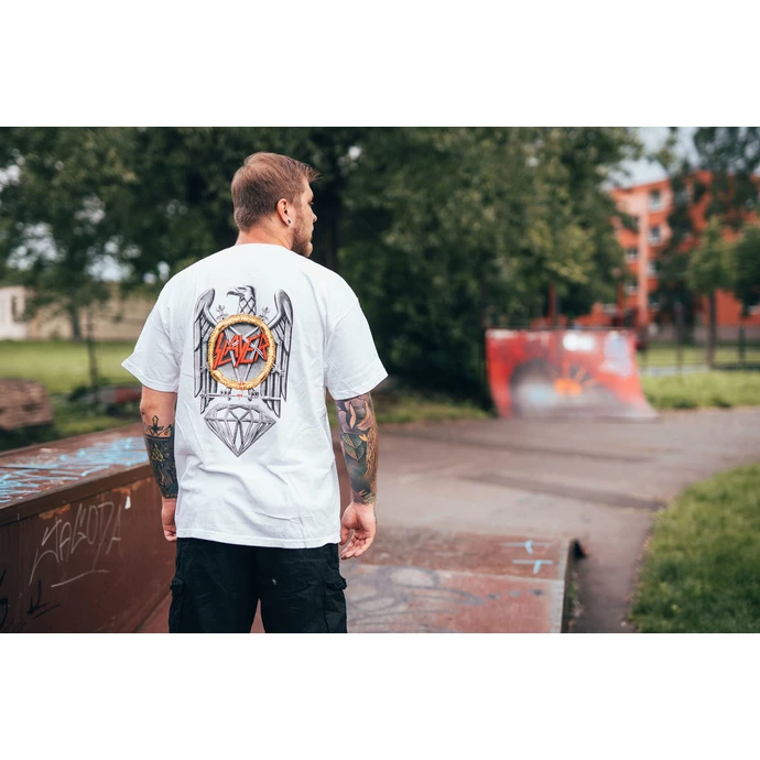 T-shirt Men SLAYER - DIAMOND - Brilliant Abyss - White 5 T-shirt Men SLAYER - DIAMOND - Brilliant Abyss - White - Image 3