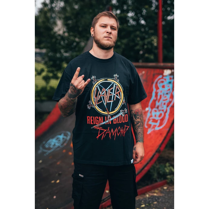 T-shirt Men SLAYER - DIAMOND - Reign In Blood - Black 4 T-shirt Men SLAYER - DIAMOND - Reign In Blood - Black - Image 2