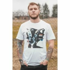 Men's T-shirt Slipknot - Iowa - Goat Shadow - WHT - ROCK OFF -Halloween Mens Wear Store DSC05039