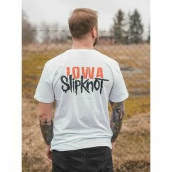Men's T-shirt Slipknot - Iowa - Goat Shadow - WHT - ROCK OFF -Halloween Mens Wear Store DSC05040