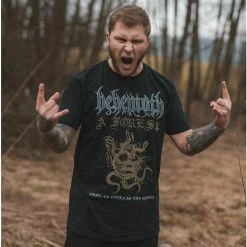 Men's T-shirt Behemoth - A Forest - Black - KINGS ROAD -Halloween Mens Wear Store DSC05086