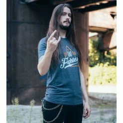 Men's T-shirt Foo Fighters - HEATHER - ROCK OFF -Halloween Mens Wear Store DSC09895