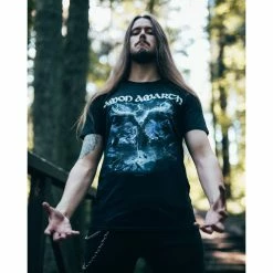 Men's T-shirt AMON AMARTH - RAVEN'S FLIGHT - BLACK - PLASTIC HEAD -Halloween Mens Wear Store DSC09954