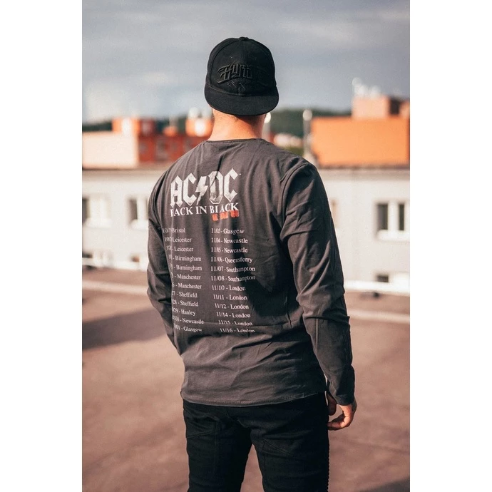 T-shirt Metal Men's AC-DC - Back In Black World Tou - AMPLIFIED 5 T-shirt Metal Men's AC-DC - Back In Black World Tou - AMPLIFIED - Image 3