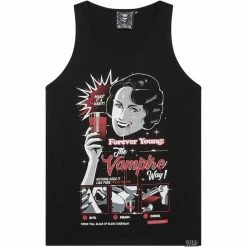 Unisex Top KILLSTAR - Forever Young -Halloween Mens Wear Store FOREVER YOUNG VEST 1