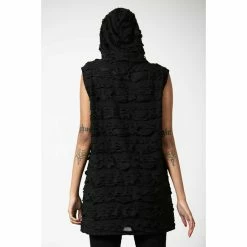 Sweatshirt Unisex KILLSTAR - Hunters - Black -Halloween Mens Wear Store HUNTERS HOODED VEST W C