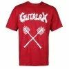 Men's T-shirt GUTALAX - Toilet Brushes - Cardinal Red - ROTTEN ROLL REX -Halloween Mens Wear Store IMG 1118