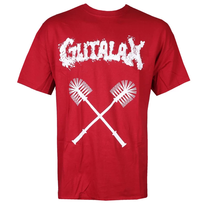 Men's T-shirt GUTALAX - Toilet Brushes - Cardinal Red - ROTTEN ROLL REX 3 Men's T-shirt GUTALAX - Toilet Brushes - Cardinal Red - ROTTEN ROLL REX