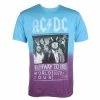 Men's T-shirt AC/DC - HIGHWAY TO BLUE TO PURPLE - AMPLIFIED -Halloween Mens Wear Store IMG 7289