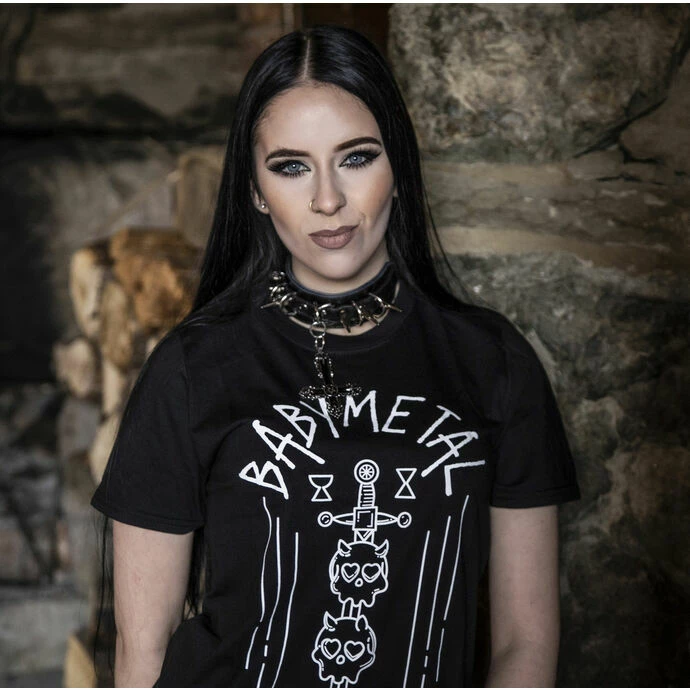 Men's T-shirt Babymetal - Skull Sword - ROCK OFF 5 Men's T-shirt Babymetal - Skull Sword - ROCK OFF - Image 3