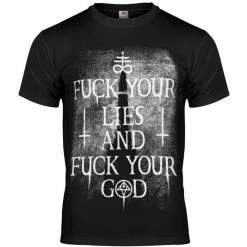 T-shirt Hardcore Men's - FUCK YOUR LIES - AMENOMEN