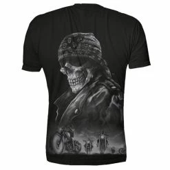 Men's T-shirt LETHAL THREAT - Biker From Hell - Black -Halloween Mens Wear Store LT20156 BIKER FROM HELL BACK 902x