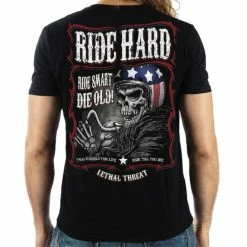 T-shirt Hardcore Men's - RIDE HARD - LETHAL THREAT