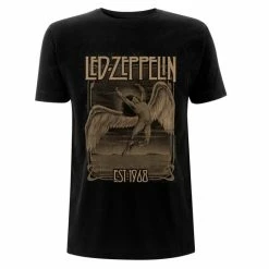 Men's T-shirt Led Zeppelin - Faded Falling - Black