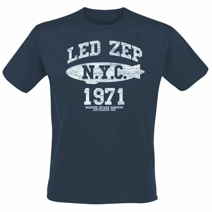 T-shirt Metal Men's Led Zeppelin - NYC 1971 - NNM 3 T-shirt Metal Men's Led Zeppelin - NYC 1971 - NNM
