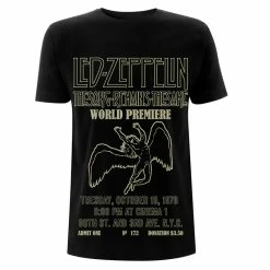 Men's T-shirt Led Zeppelin - TSRTS World Premiere - Black