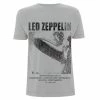 T-shirt Metal Men's Led Zeppelin - Led Zeppelin - NNM -Halloween Mens Wear Store Led Zeppelin UK Tour 1969 LZ1 Ice Grey T RTLZETSIGUKTOUR