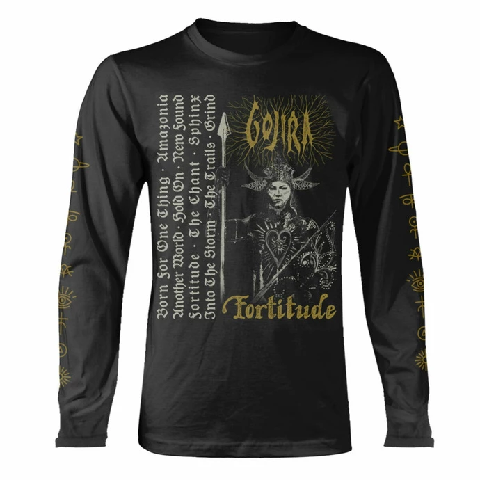 Men's T-shirt Long Sleeve GOJIRA - FORTITUDE TRACKLIST - ORGANIC - PLASTIC HEAD 3 Men's T-shirt Long Sleeve GOJIRA - FORTITUDE TRACKLIST - ORGANIC - PLASTIC HEAD
