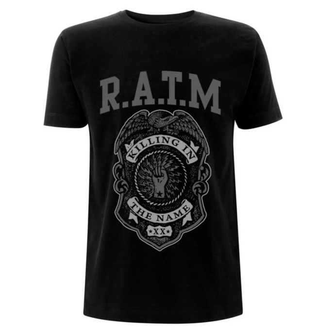 T-shirt Metal Men's Rage Against The Machine - Grey Police - NNM 3 T-shirt Metal Men's Rage Against The Machine - Grey Police - NNM