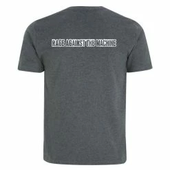 Men's T-shirt Rage Against The Machine -Halloween Mens Wear Store RATM darkheather b Who LAughs Last NEW VISUAL