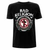 T-shirt Metal Men's Bad Religion - Badge - NNM -Halloween Mens Wear Store RTBADTSBBAD Bad Religion Badge Black T