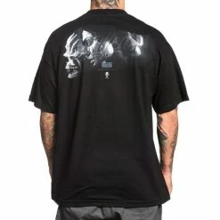 T-shirt Hardcore Men's - LAYERS - SULLEN -Halloween Mens Wear Store SCM1350 Layers Black tee bullet bg back 800x