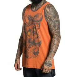 Men's Tank Top SULLEN - COPPERHEAD - BURNT ORANGE -Halloween Mens Wear Store SCM1828 Copperhead Orange Tank D2 1200x