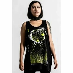 Unisex Tank Top KILLSTAR - Shine Bright - Black -Halloween Mens Wear Store SHINE BRIGHT VEST B