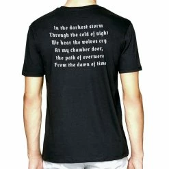 T-shirt Metal Men's Satyricon - Deep Calleth Upon Deep - NNM -Halloween Mens Wear Store T SHIRT SATYRICON Deep Calleth upon deep BLACK back