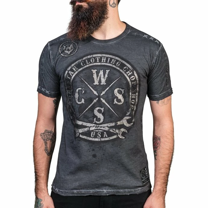 T-shirt Hardcore Men's - Chop Shop - WORNSTAR 3 T-shirt Hardcore Men's - Chop Shop - WORNSTAR