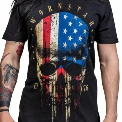 Men's T-shirt WORNSTAR - Americoma -Halloween Mens Wear Store WSUStt AMCA 03