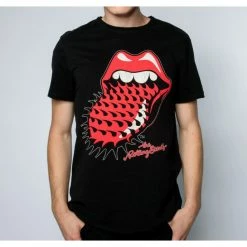 T-shirt Metal Men's Rolling Stones - AMPLIFIED - AMPLIFIED -Halloween Mens Wear Store ZAV210R94Z