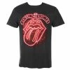 T-shirt Metal Men's Rolling Stones - NEON LIGHT - AMPLIFIED -Halloween Mens Wear Store a218