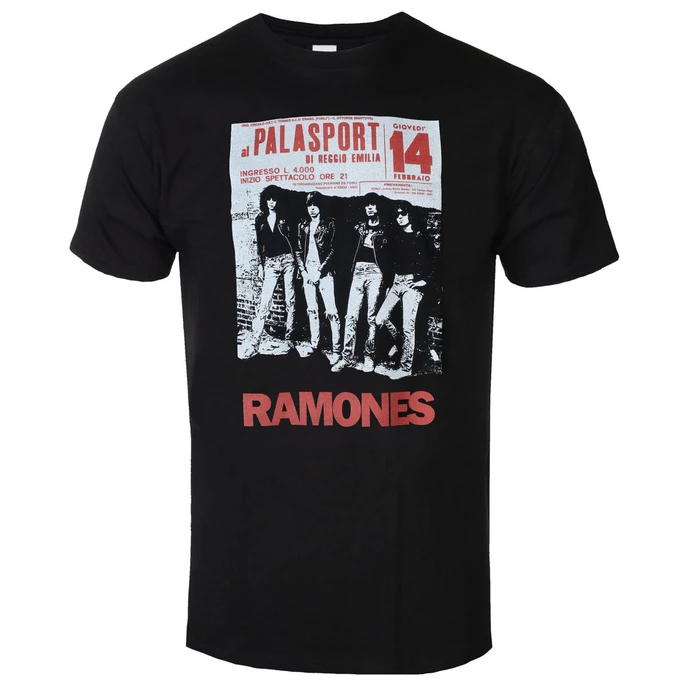Men's T-shirt RAMONES - PALASPORT POSTER - BLACK - GOT TO HAVE IT 3 Men's T-shirt RAMONES - PALASPORT POSTER - BLACK - GOT TO HAVE IT