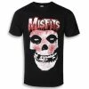 T-shirt Metal Men's Misfits - Blood Drip Skull - ROCK OFF -Halloween Mens Wear Store aa036