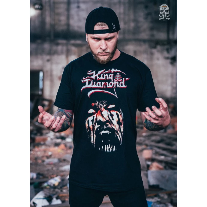 T-shirt Metal Men's King Diamond - PUPPET MASTER FACE - PLASTIC HEAD 4 T-shirt Metal Men's King Diamond - PUPPET MASTER FACE - PLASTIC HEAD - Image 2