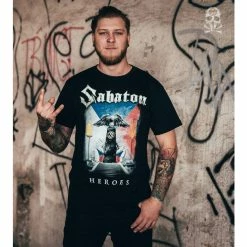 T-shirt Metal Men's Sabaton - Heroes Czech Republic - CARTON -Halloween Mens Wear Store aa dsc3067 zmena velikosti