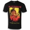 T-shirt Metal Men's Iron Maiden - The Wicker Man Fire - ROCK OFF -Halloween Mens Wear Store addw012
