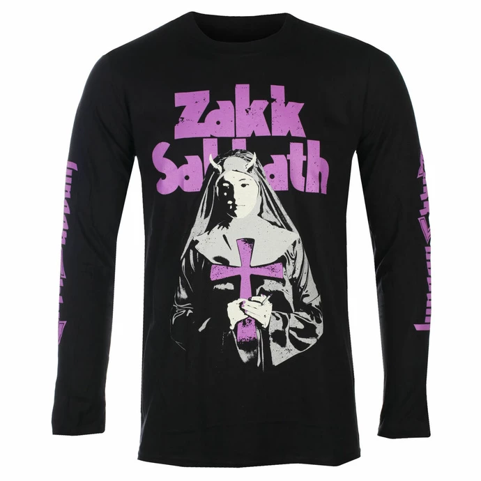 Men's T-shirt Long Sleeve ZAKK WYLDE - ZAKK SABBATH - NUN - PLASTIC HEAD 3 Men's T-shirt Long Sleeve ZAKK WYLDE - ZAKK SABBATH - NUN - PLASTIC HEAD