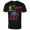 T-shirt Metal Men's Police - POLICE IN CONCERT - LIQUID BLUE -Halloween Mens Wear Store afjh027