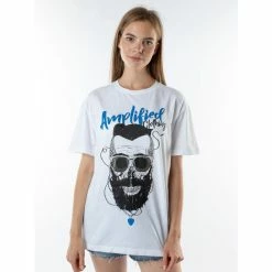 T-shirt Metal Men's - AMPLIFIED - AMPLIFIED -Halloween Mens Wear Store amplified houseofamplified beardedskull 1530784097Aplified839
