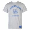 Men's T-shirt Metallica - College Crest - Grey -Halloween Mens Wear Store an vzor p007