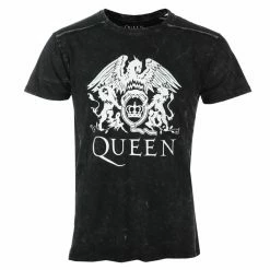 Men's T-shirt Queen - Classic Crest Snow Wash - ROCK OFF