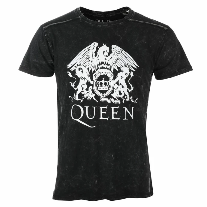 Men's T-shirt Queen - Classic Crest Snow Wash - ROCK OFF 3 Men's T-shirt Queen - Classic Crest Snow Wash - ROCK OFF