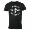 Men's T-shirt Avenged Sevenfold - Logo - Snow Wash - ROCK OFF -Halloween Mens Wear Store aock off seda batika p015