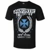 T-shirt Metal Men's Agnostic Front - BLUE IRON CROSS - PLASTIC HEAD -Halloween Mens Wear Store asSA028