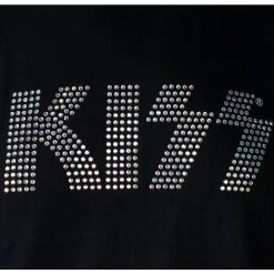T-shirt Metal Men's Kiss - Logo Diamante - ROCK OFF -Halloween Mens Wear Store as 020